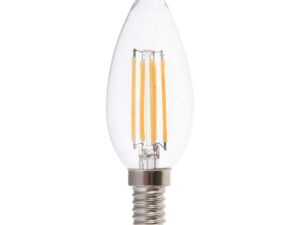 V-TAC Lampadina LED E14 6W 130LM/W Candela Filamento 3000K