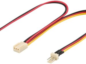 Cavo Interno Sdoppiatore Alimentazione 3 Poli Femmina - 2 X 3 Poli Maschio Cm 22