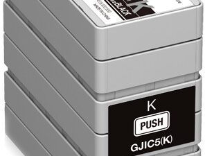 ORIGINALE Epson Cartuccia d'inchiostro nero C13S020563 GJIC5-K 97,8ml