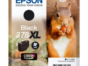 Epson Squirrel Confezione singola Nero 378XL Inchiostri Claria Photo HD