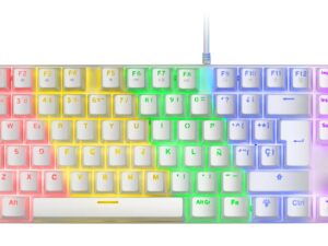 Mars Gaming MK80W tastiera USB QWERTY Italiano Bianco
