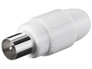 Connettore Coassiale In Plastica Fissaggio A Vite Maschio