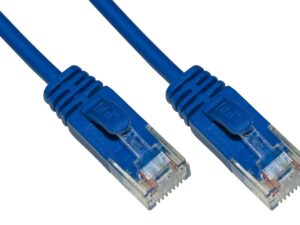 Cavo Rete Categoria 6 Non Schermato Utp Colore Blu Halogenfree Mt 2 Slim