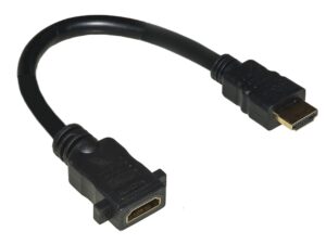 Cavo Hdmi Maschio/Femmina Da Pannello Cm 15