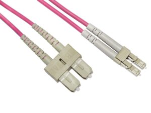 Cavo Fibra Ottica Lc A Sc Multimode Duplex Om4 50/125 Mt.40