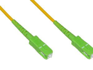 Cavo Fibra Ottica Apc Sc A Apc Sc Singlemode Simplex Mt.2