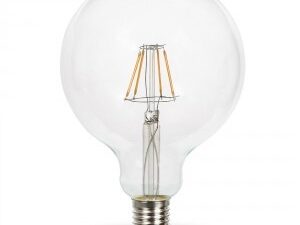 V-TAC VT-1979 Lampadina LED E27 10W Filament G125 6000K Bianco freddo - SKU 4424