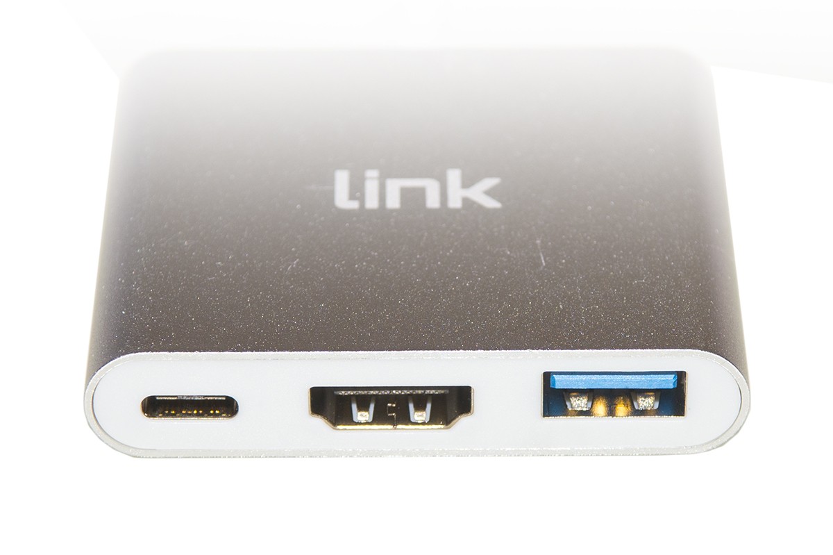 Adattatore Multiporta 3 In 1 Usb-C - Hdmi + Usb 3.0 + Porta Usb-C