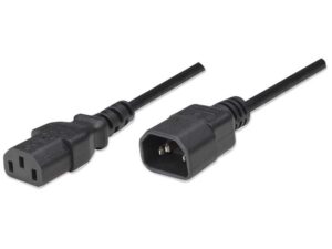 Cavo di alimentazione prolunga maschio/femmina IEC C14 - C13 - 1.80 m