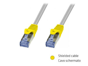 CAVO RETE FTP CAT.6 0,5MT SL SCHERMATO ADJ