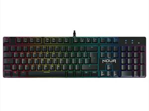 TASTIERA GAMING MECCANICA NOUA RAID RGB 105 TASTI 12MULT. SOFT LAYOUT