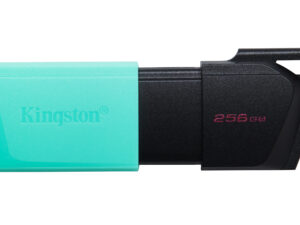 PEN DRIVE 3.2 256GB TYPE-A EXODIA M BLACK/TEAL KINGSTON CAPPUCCIO REMOV