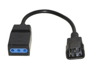 CAVO X UPS IEC C14-10A M/F 0,2MT IEC MASCHIO TRIPOLARE FEMMINA