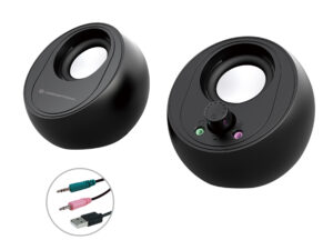 SPEAKER 2.0 10W BLUETOOTH 5.0 JACK 3,5MM + CONTR. VOLUME