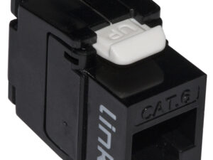 KEYSTONE UTP CAT.6 RJ45 NERO 180? TOOLESS CONTATTI DORATI 50 MICRON