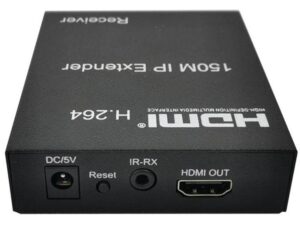 EXTENDER HDMI TRAMITE CAVO RETE CAT 5E/6 FINO 150MT COLLEG. RETE CON IP