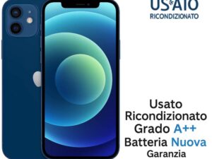 IPHONE 12 256GB RICOND. BLUE GRADO A++ GARANZIA 1Y BATT.NUOVA