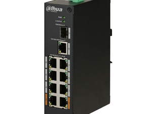 SWITCH 8P POE +1P SFP +1P GBIT V2 UNMANAGED - INDUSTRIALE DAHUA
