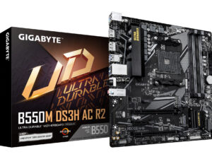 Gigabyte B550M DS3H R2 AMD AM4 4x DDR4 - M.2, SATA, PCIe 4.0 - M.2, SATA - HDMI, DP - MicroATX