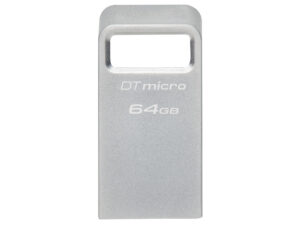 Kingston Technology DataTraveler Micro unità flash USB 64 GB USB tipo A 3.2 Gen 1 (3.1 Gen 1) Argento