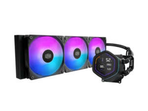 Kit di raffreddamento a liquido Cooler Master Masterliquid Core Nex Digital 360 ARGB - Display LED digitale da 2,1 - Nero