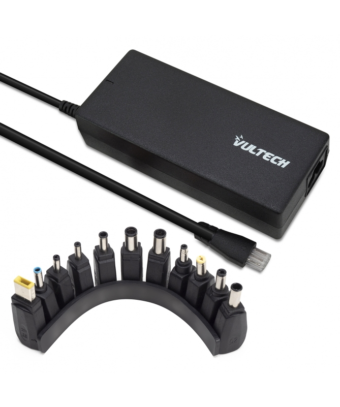 Vultech Alimentatore Universale Per Notebook 120W Rev. 2.5 Autosettante 10 Tips