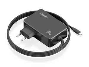 AISENS ASCH-1PD100WL50-BK Caricabatterie per dispositivi mobili Fotocamera, GPS, Telefono cellulare, Computer portatile, Smartphone, Tablet, Universale Nero AC Ricarica rapida Interno