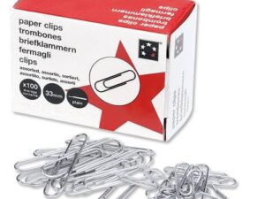 5Star 925842 fermaglio Metallo 1000 pz