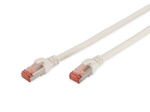 Cavo Rete S-Ftp Cat.6 Doppia Schermatura Ls0H Colore Bianco Mt. 3