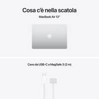 MACBOOK AIR 13 M5 24GB/1TB SILVER 10CORE 10GPU M5 SILVER 2026