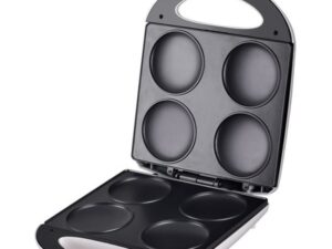 Muvip Arepera 1400W - Capacità per 4 Arepa di 10cm ca. - Rivestimento antiaderente - Impugnatura Cold Touch