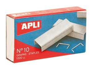 Graffette Apli Zincate Argento Brillante - Ø 0.53mm - Precise e Resistenti