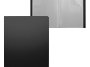 Cartelle Erichkrause con buste Classic opache - 30 buste - Formato A4 - Colore nero