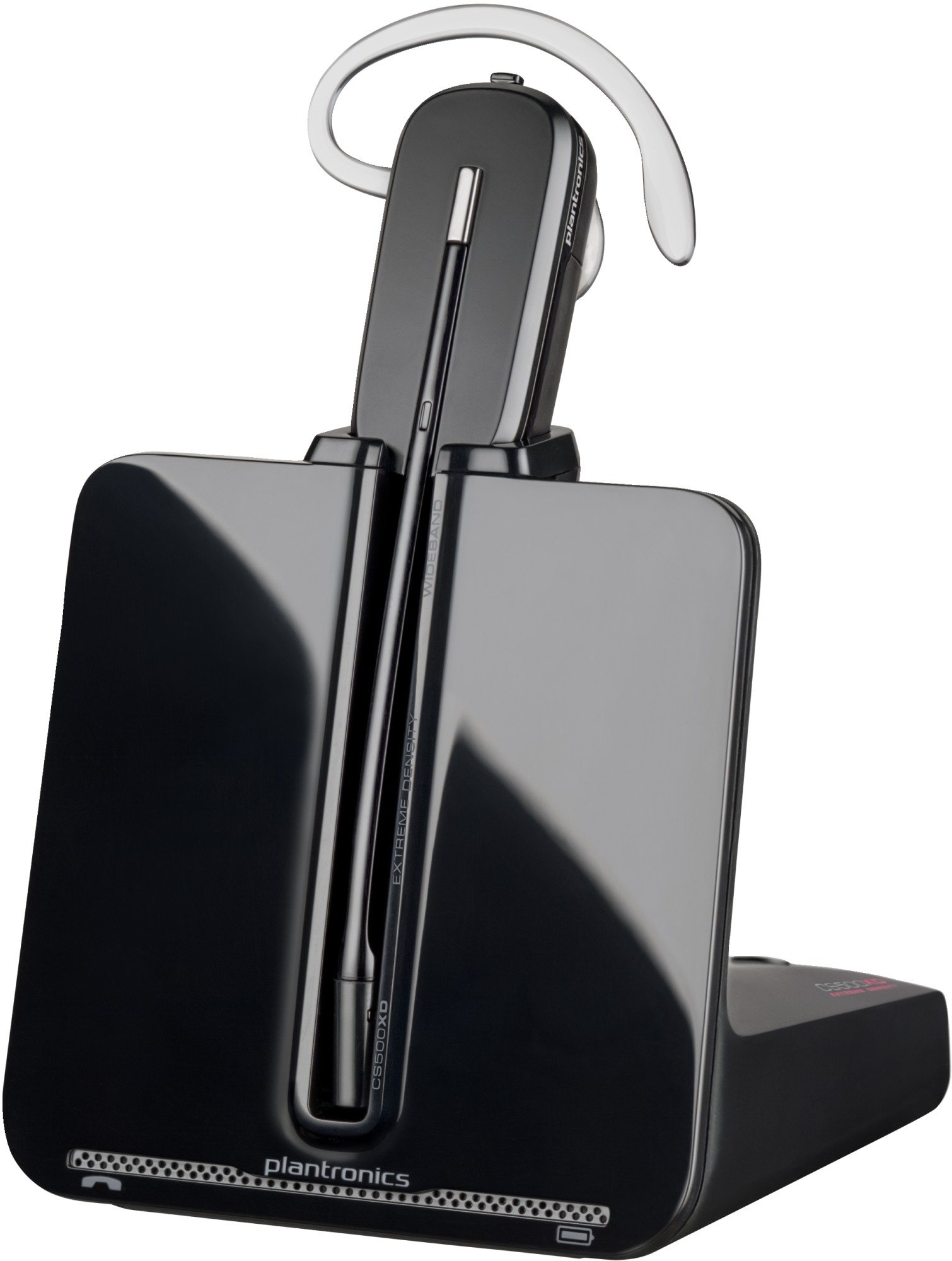 HP Poly CS540A DECT 1880-1900 MHz Headset Auricolare Wireless A clip Ufficio Base di ricarica Nero
