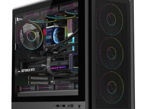 Itek Case Meshcore 36B  Gaming Tower Atx  4X14Cm Argb Fan  2Xusb3 Type-C Temp Glass Side Panel