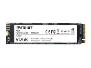 Patriot Memory P300P512GM28 drives allo stato solido 512 GB M.2 PCI Express NVMe