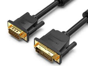 Vention EACBI cavo e adattatore video 3 m DVI VGA (D-Sub) Nero