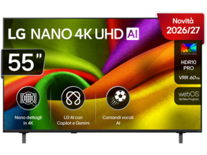 TV 55 LG UHD SMART HDR 10 4K NANO DVB-C/S2/T2 HD WIFI NANO TECNOLOGIA