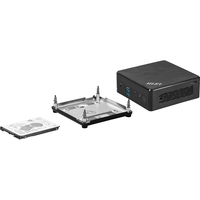 PC MSI CUBI 5 I7 16GB 500G BK W11P I7-1255U SSD M.2 + 2,5 DDR4