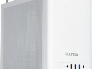 Vultech Case Micro-Atx Vco-M1059-B Con 1X Type-C 1X Usb 3.0 + 2X Usb 2.0 Bianco