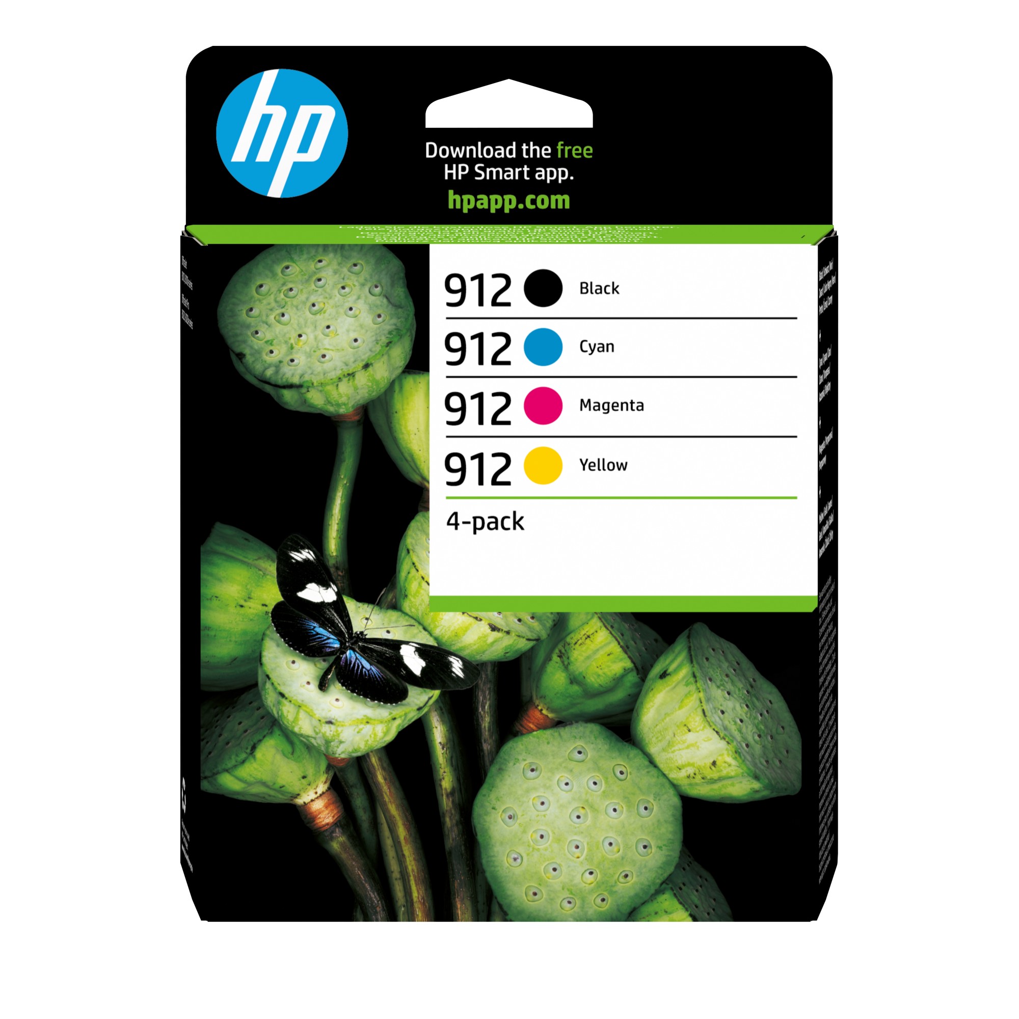 ORIGINALE HP Multipack nero / ciano / magenta / giallo 6ZC74AE 912