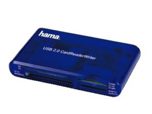 Hama USB CardReaderWriter 35in1 lettore di schede Blu
