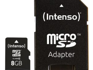Intenso Micro Sdhc 8Gb Classe 10 + Adattatore Sd