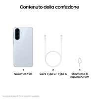 SM SAMSUNG GALAXY A57 ICYBLU 5G ITA 6,7 8+256GB DS AWESOME ICYBLUE