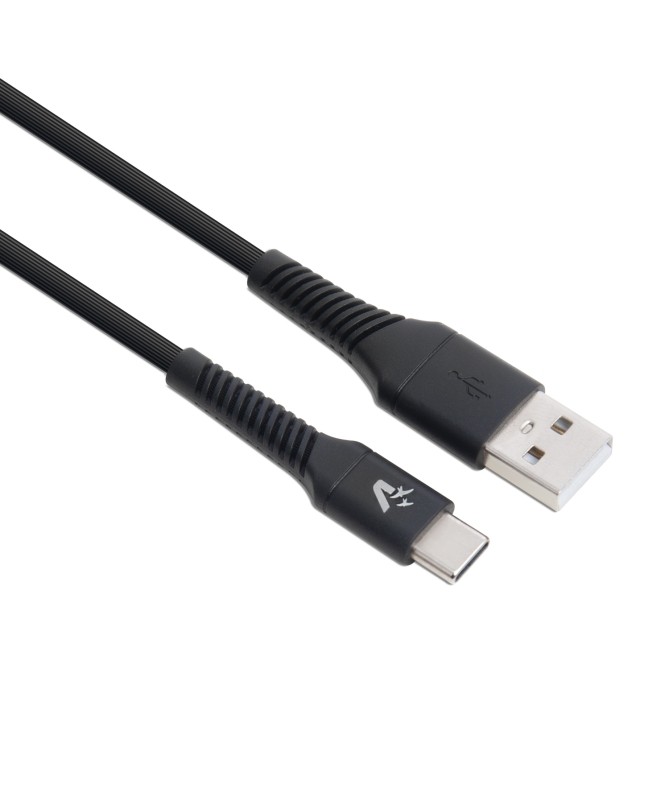 Vultech Cavo Smartphone Usb To Type-C, 1,2M, 3.0A 60W, Nero