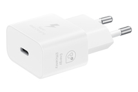 CARICA BATTERIA SAMSUNG 25W TYPE-C (NO CAVO) WHITE