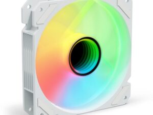Sharkoon Ventola Shark Mirror Pwm Rgb 120X120X25Mm White